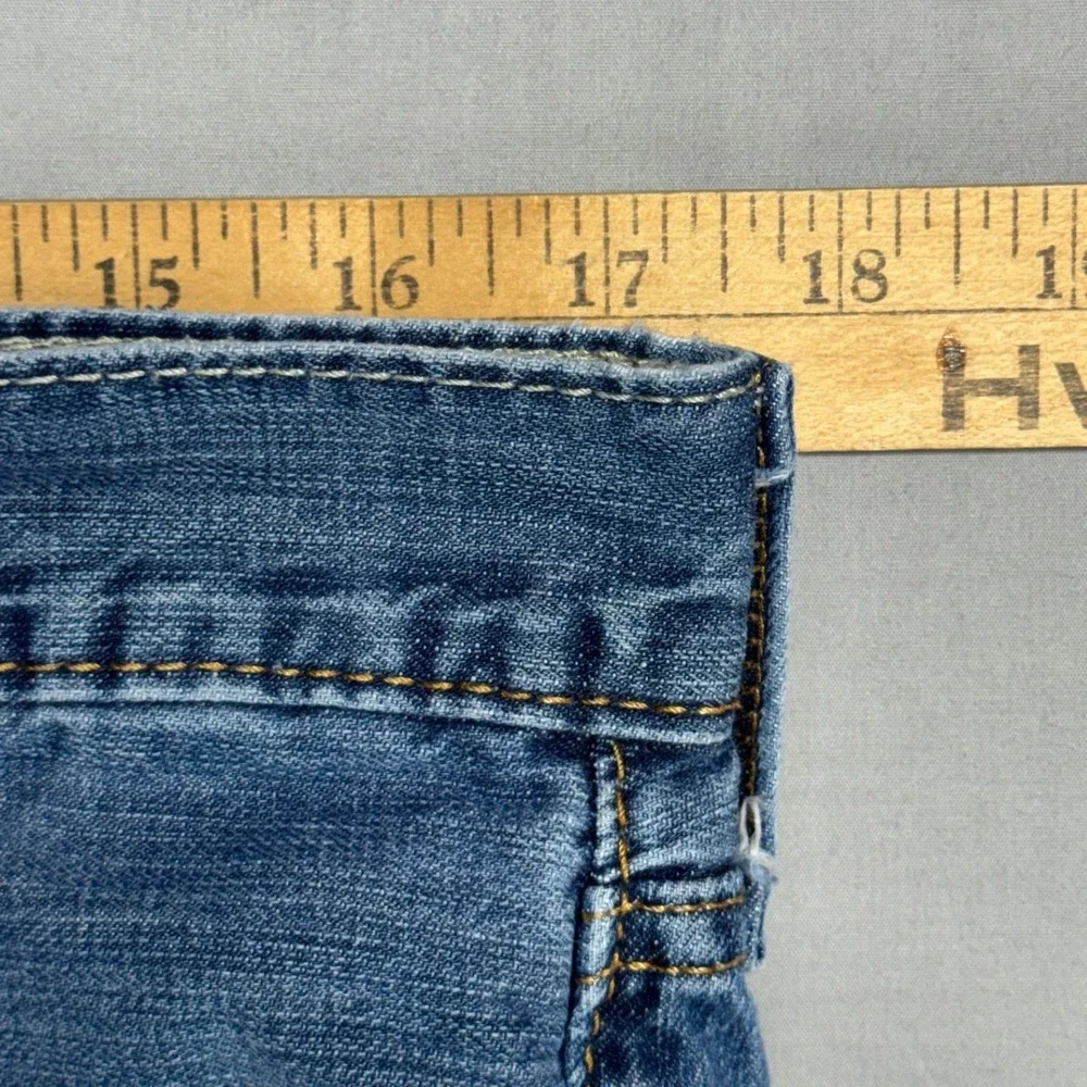 Levis 527 Slim Bootcut Jeans Mens 34x34 Medium Wash Blue Denim 100% Cotton